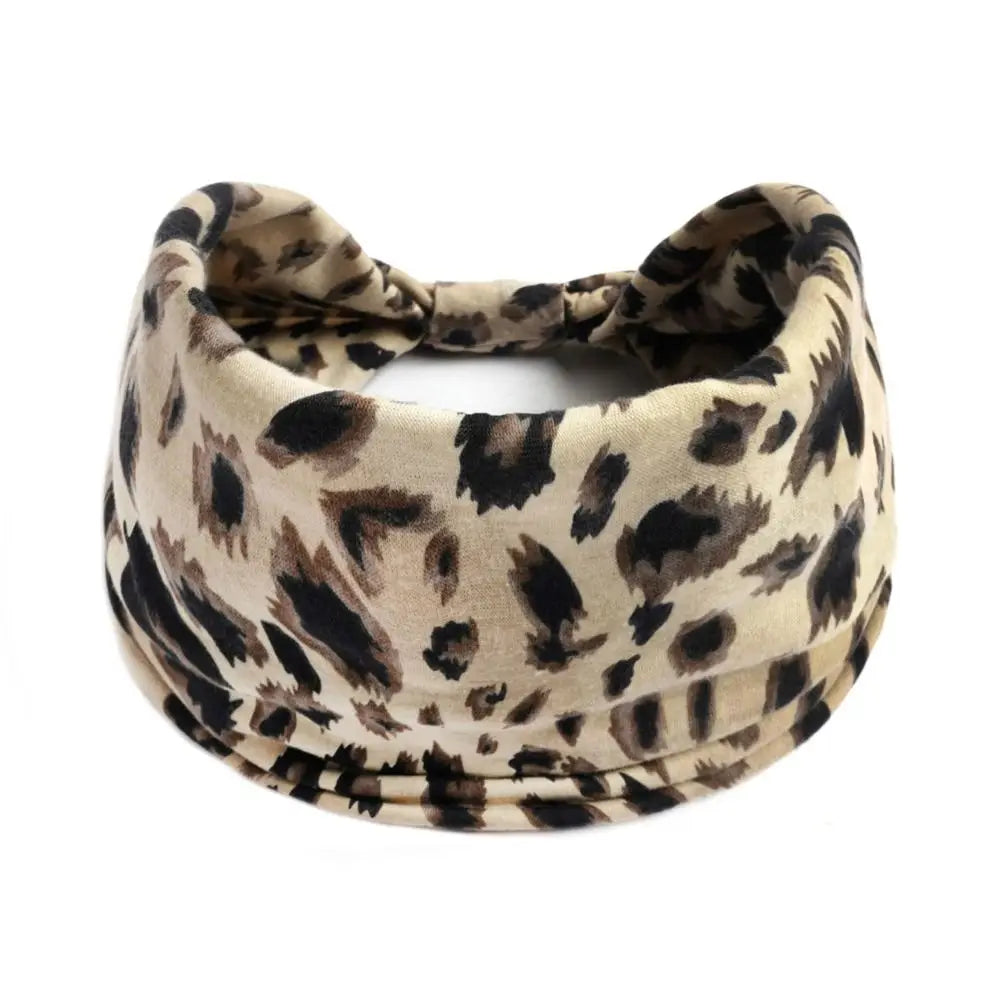 Bohemia Print Wide Headbands New Vintage Elastic Knot Turban Headwrap for Women Girls Soft Print Yoga Bandana Hair Accessories - Buy online at  Vibe In Cart.