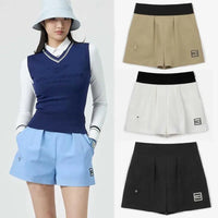 New Korean Golf Women's Outdoor Sports Versatile Quick-Dry High-Waisted Slim-Fit Elastic Waist Slimming Shorts