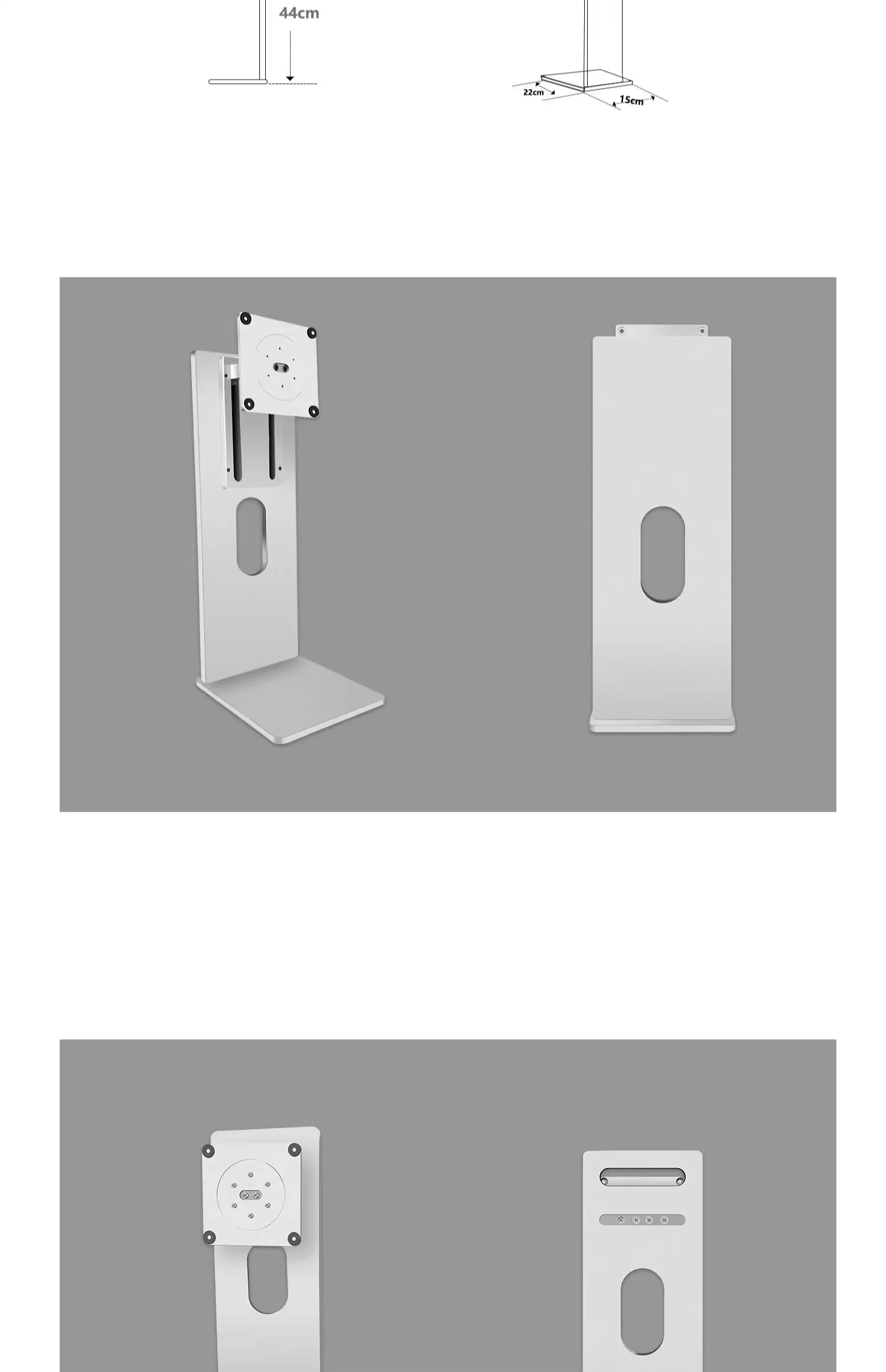 Aluminum Alloy Monitor Arm for 24-34 Inch Screens with Lift and Rotate