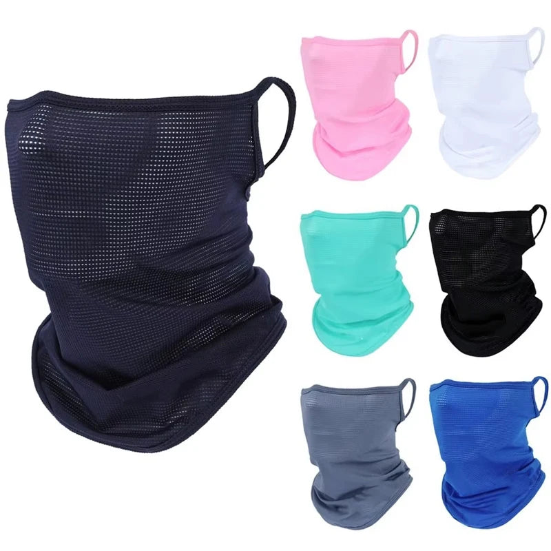 Summer Breathable Polyester Full Face Balaclava with UV Protection