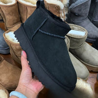 2025 Winter Warm Boots - Women's Snow Boots, Men's Short Boots, Sheepskin and Wool Cut, Low Warm Leather Shoes - Buy online at  Vibe In Cart.