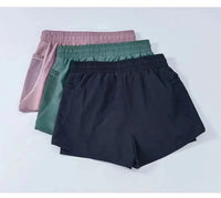 Women's 3" Mesh Panel Shorts: Modesty Liner & QuickDry for Tennis Run Yoga, Loose Comfort Fit - Buy online at  Vibe In Cart.