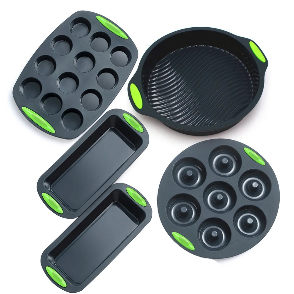 Food Grade Silicone Cake Molds Toast Tray Bread Pan Brownie Dessert Madeleine Cake Moulds Baguette Baking Tools Bakeware - Buy online at  Vibe In Cart.