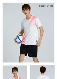 Unisex Soccer Uniform Jersey and Shorts Set for Futsal Training