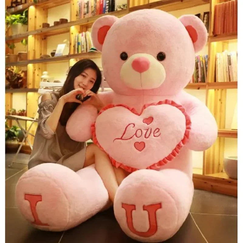 Plush Teddy Bear Stuffed Toy 80/100 cm in Cotton Material for Children