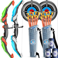 Kids Bow and Arrow Set, LED Light Up Archery Toys Set for Kids Ages 4-8 8-12, with 10 Suction Cup Arrows, Target & Quiver, Boys - Buy online at  Vibe In Cart.
