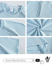 Summer Women's Tennis Sports T-Shirt Gym Running Fitness Training Sportswear Golf Yoga Shirts Quick Dry Breathable Top - Buy online at  Vibe In Cart.