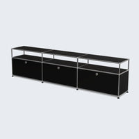 Metal TV Stand Corner Cabinet for Living Room Storage