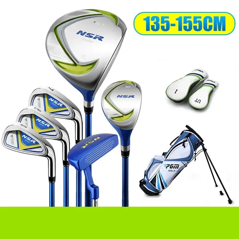 Children's Right Handed Golf Clubs Set with Bag and Headcover for Kids 95-155cm