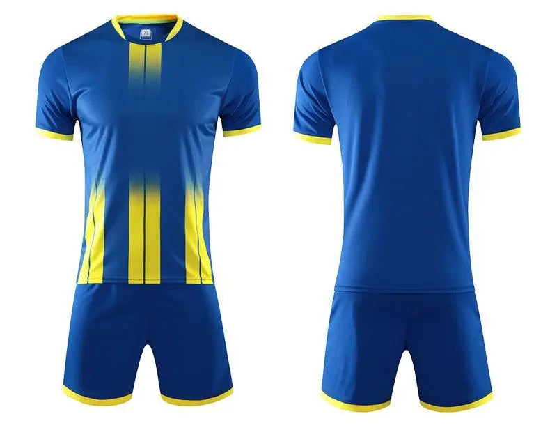 Unisex Polyester Spandex Soccer Jersey And Shorts Set