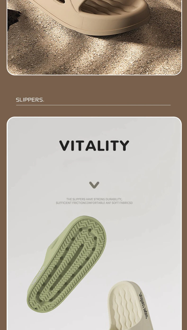 Indoor Home Sandals Fashion Men's Summer Ligtweight EVA Slippers Shoes Men Slippers Outdoor Students Women Comfortable Slides - Buy online at  Vibe In Cart.