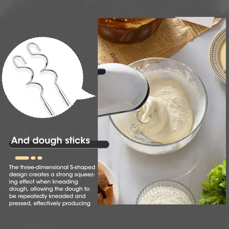 Handheld 7 Speed Automatic Electric Mixer Multi Functional for Food Egg Cream Cake Dough Mixing Baking Kitchen Home Use - Buy online at  Vibe In Cart.