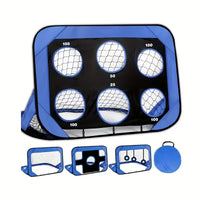 4 Modes Pop Up Soccer Goal Net 4 in 1 Foldable Football Goal Indoor Outdoor for Improving Passing and Shooting Accuracy - Buy online at  Vibe In Cart.