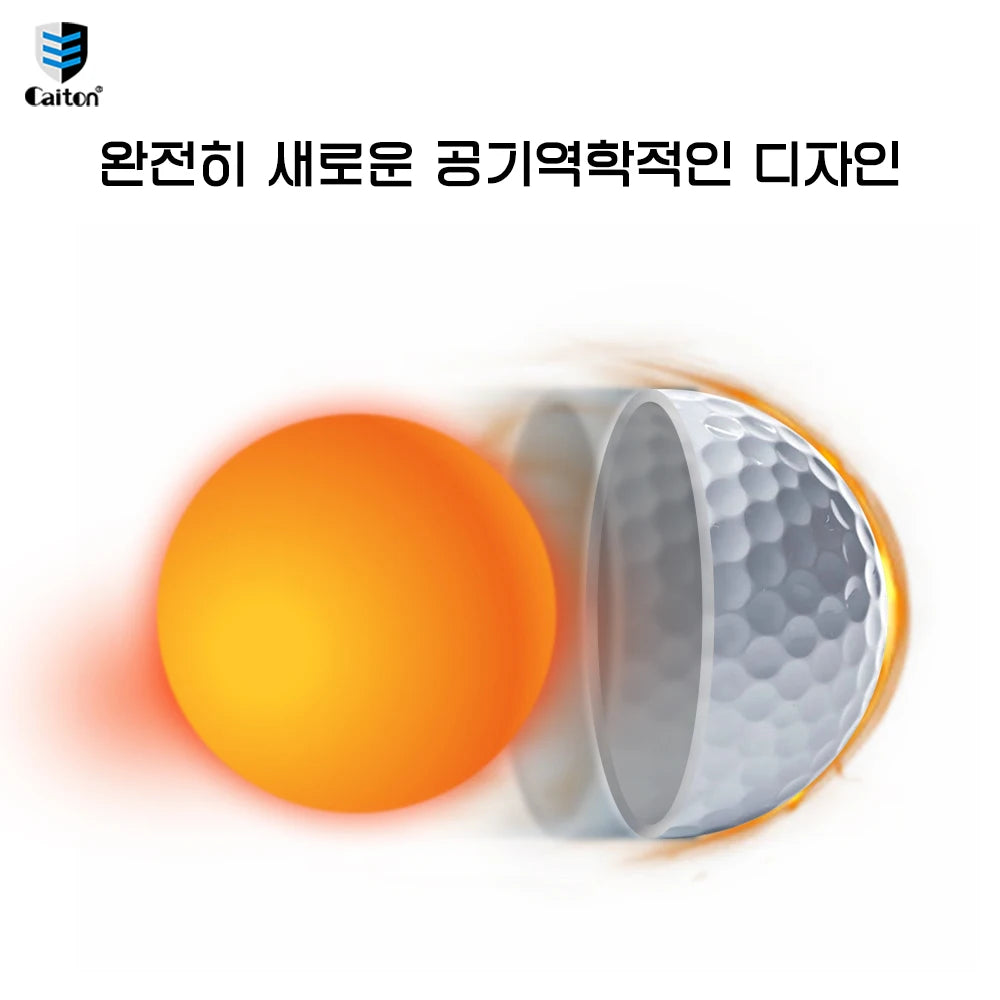 Crystal Distance Golf Balls, Set of 12, Multi-Layer, Low Resistance