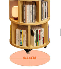 360° Rotatable Bookshelf Multifunctional Living Room Round Storage Rack Movable Children's Bookshelf - Buy online at  Vibe In Cart.