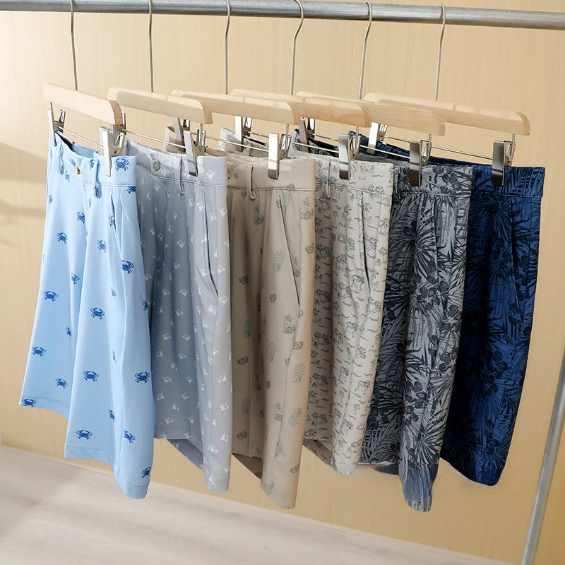 New Golf Shorts Mens Summer Slim Fit Baseball Golf Shorts Sweatpants Male Elastic Sports Wear Fast Dry Casual Trousers Running