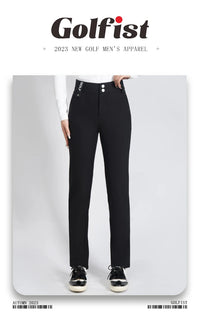 Golf Women's Pants Sttraight High Waist Causal Sportswear Elastic Brethable Golf Tennis Trousers - Buy online at  Vibe In Cart.