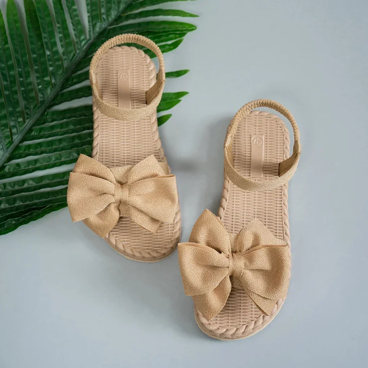 Women Anti-slip Trend Sandals 2025 New Summer Lightweight Sandals Fashion Beach Casual Slippers Outdoor Bow Tie Flat Shoes Home - Buy online at  Vibe In Cart.