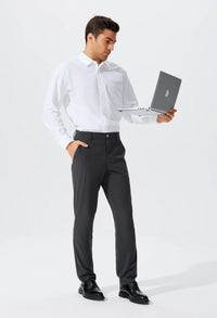 Men's Casual Golf Pants, Stretch Slim Straight Lightweight Quality Business Pants Golf Sports Trousers 30-34 Inseam Length - Buy online at  Vibe In Cart.