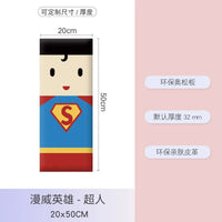 Wooden Children's Bed Headboard with Anti-Collision Panels and 3cm Height