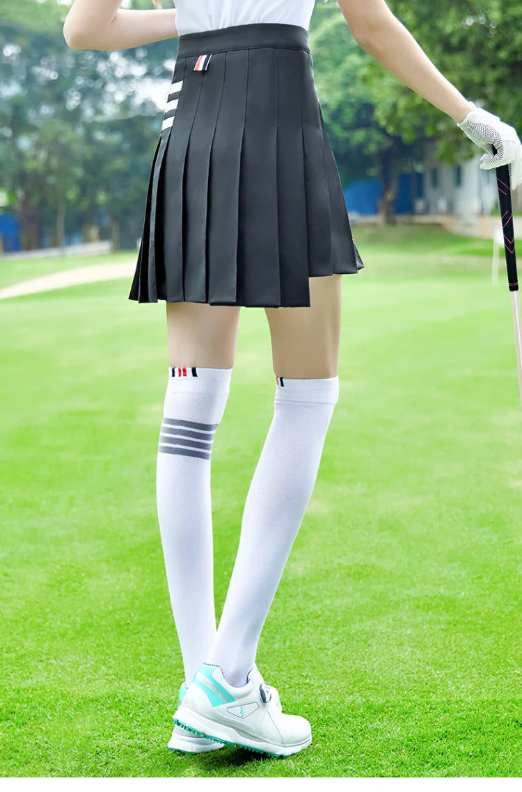 TTYGJ Golf Skirts for Women School Style Golf Clothing Versatile High Waist Skorts Ladies Anti-light Pleated Tennis Skirt XS-XL - Buy online at  Vibe In Cart.