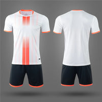 Boys Polyester Short Sleeve Soccer and Football Jersey Set