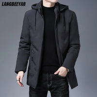 Top Grade Designer New Brand Men Parka Jacket Thick Casual Fashion Windbreaker Hooded Quilted Bubble Coats Long Mens Clothes - Buy online at  Vibe In Cart.