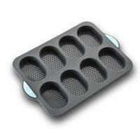 Silicone Baking Mold 3 & 8 grid Nonstick Loaf Pan Resistant Bakeware for Homemade Bread Sausage Roasting - Buy online at  Vibe In Cart.
