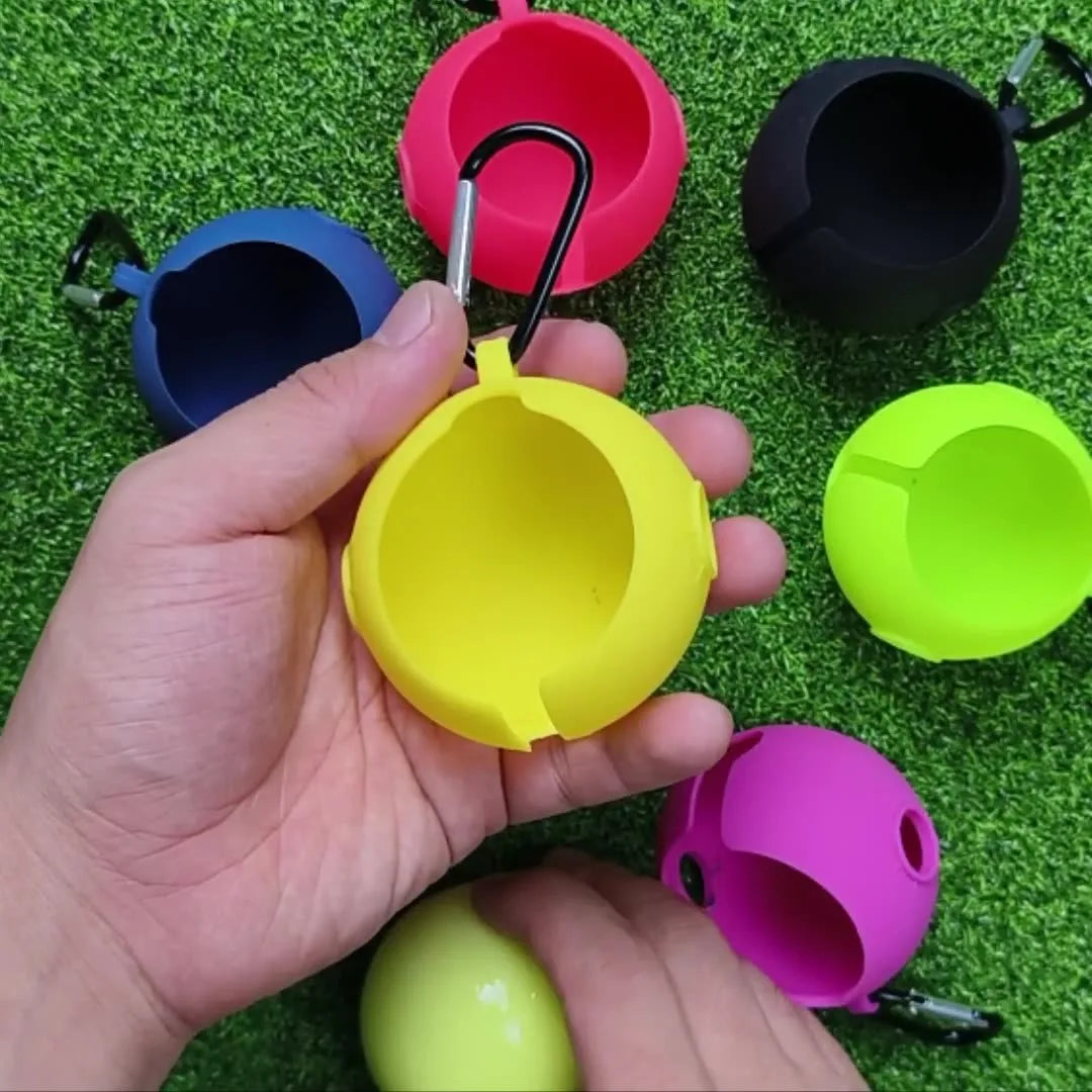 Portable Golf Storage Bag Golf Park Ball Silicone Sleeve With Carabiner Clip Golf Park Ball Carry Bag Golf Sports Accessories - Buy online at  Vibe In Cart.