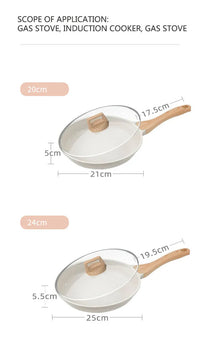 28cm Ceramic Non-Stick Frying Pan for Gas and Induction