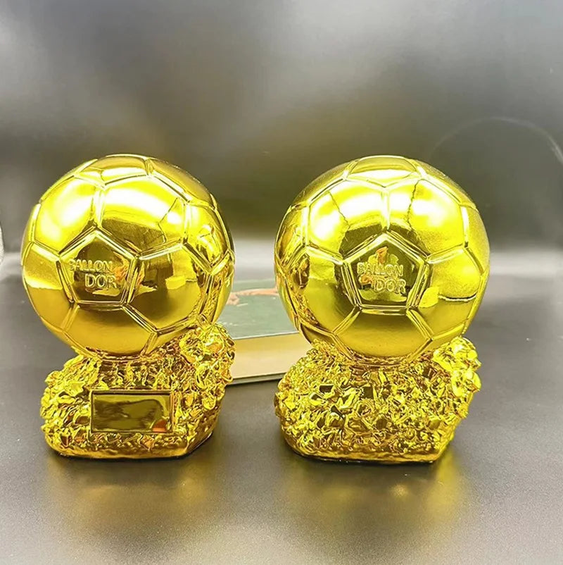 Golden Ball Football Cup Office Decoration with Electroplated Technology Football Cup Resin Gift and Birthday Gift Artefact - Buy online at  Vibe In Cart.