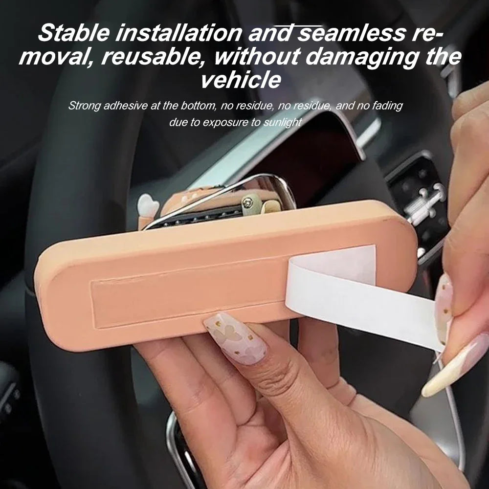 New Dashboard Car Decorations Skateboard Bear Magnetic Parking Number Plate Creative Car Cartoon Interior Interior Accessories - Buy online at  Vibe In Cart.