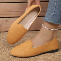 Spring Autumn Shoes for Women Comfortable Casual Pointed Toe Slip on Flats Plus Size 36-43 Loafers  Women Flat Shoes - Buy online at  Vibe In Cart.
