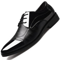 Men's Dress Shoes Business Oxfords Patent Leather Dress Shoes Classic Loafers Formal Derby Shoes For Men - Buy online at  Vibe In Cart.