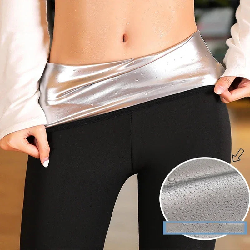Women Thermo Body Shaper Slimming Pants Silver coating Weight Loss Waist Trainer Fat Burning Sweat Sauna Capris Leggings Shapers - Buy online at  Vibe In Cart.