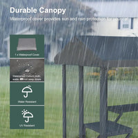 Catio Outdoor Cat Enclosure, Large Cat House for Mulitiple Cats Walk in Cat Cage with Waterproof Cover and Sunshine Panel Roof - Buy online at  Vibe In Cart.