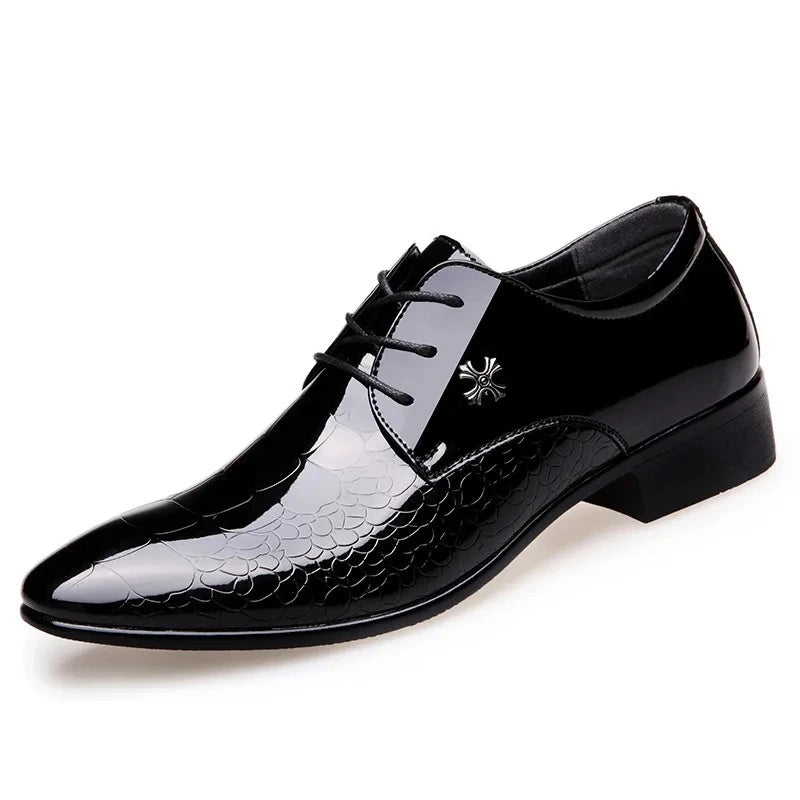 Men's  Leather Shoes Black Soft Leather Soft Bottom Spring And Autumn Best Man Men's Business Formal Wear plus size 38-48 - Buy online at  Vibe In Cart.