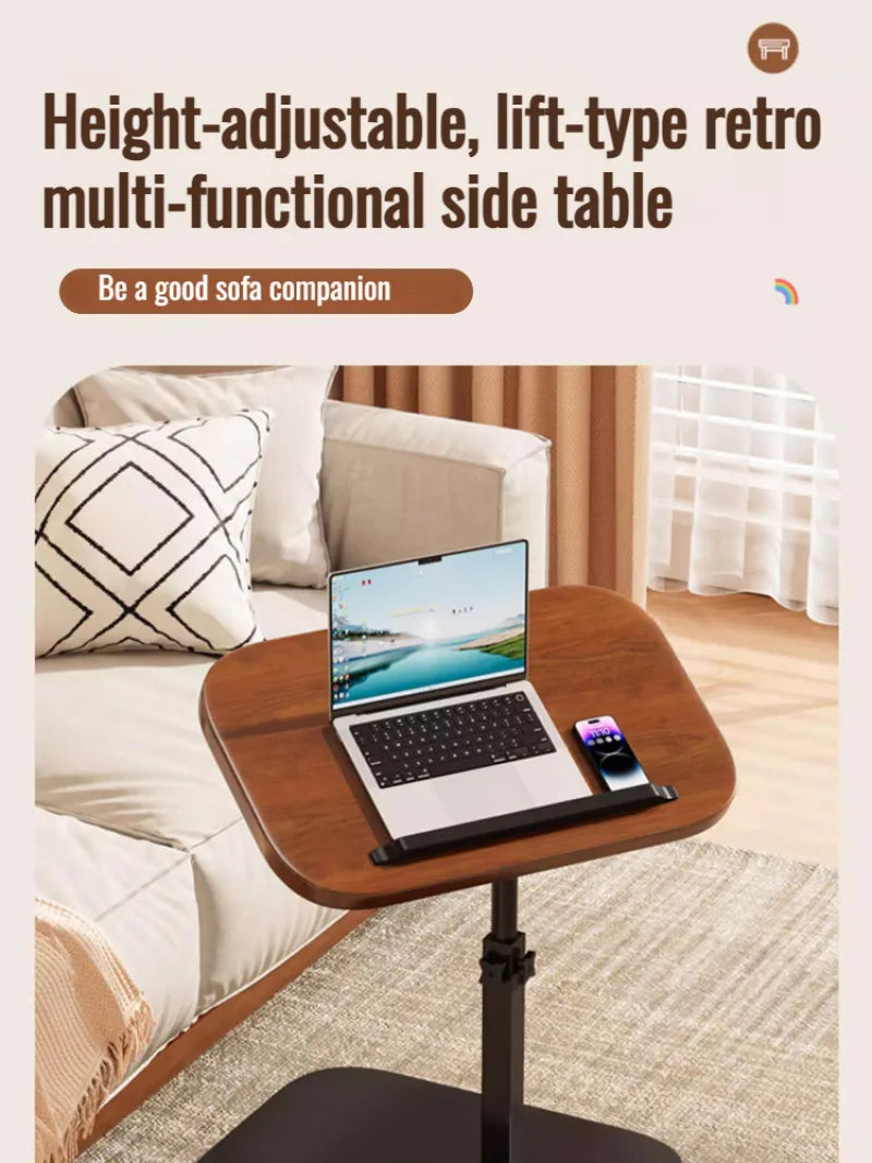 Liftable coffee table living room sofa side table rotating foldable desktop home bedside storage adjustable height shelf - Buy online at  Vibe In Cart.