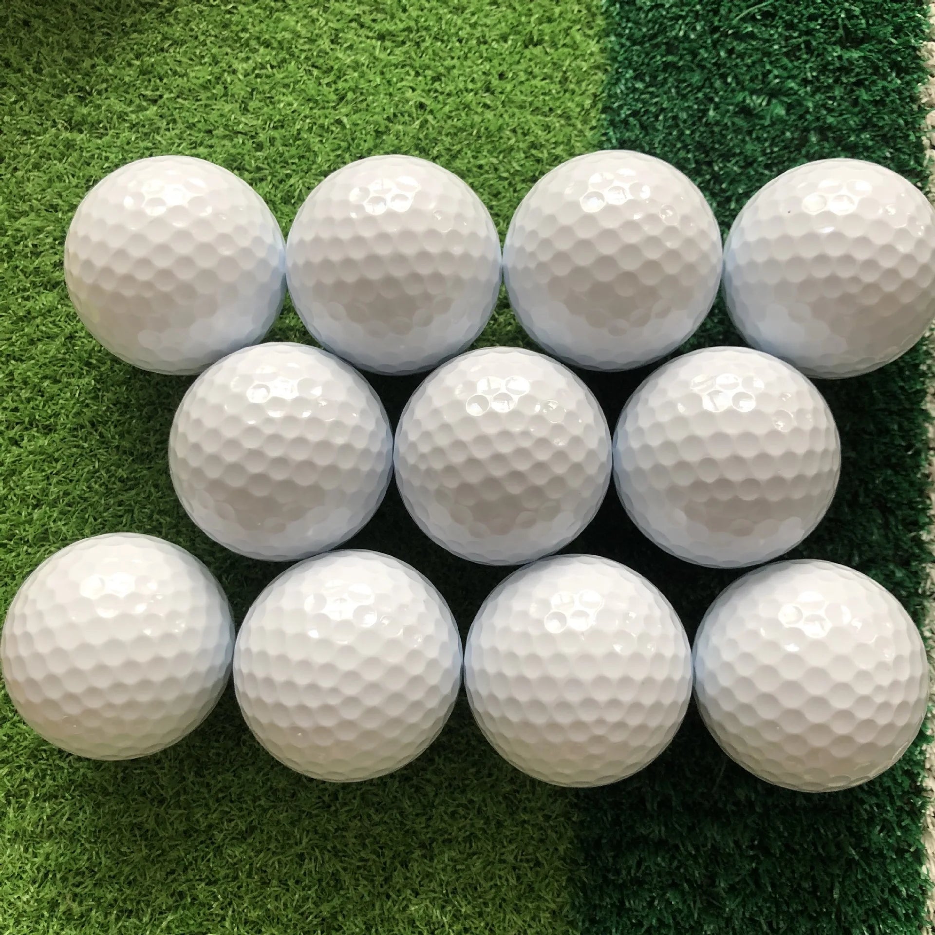 2-Layer Practice Golf Balls for Indoor and Outdoor Use, 50 Pieces