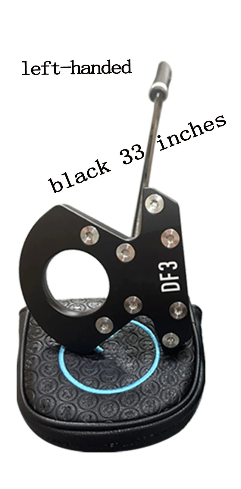 DF3 left-handed Golf putter zero torque putter low balance Putter 33 34 35 36 Inch With Black Steel Shaft DF3 left handed putter - Buy online at  Vibe In Cart.
