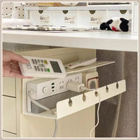 Under Desk Plastic Cable Management Tray With Clamp And Cord Holder