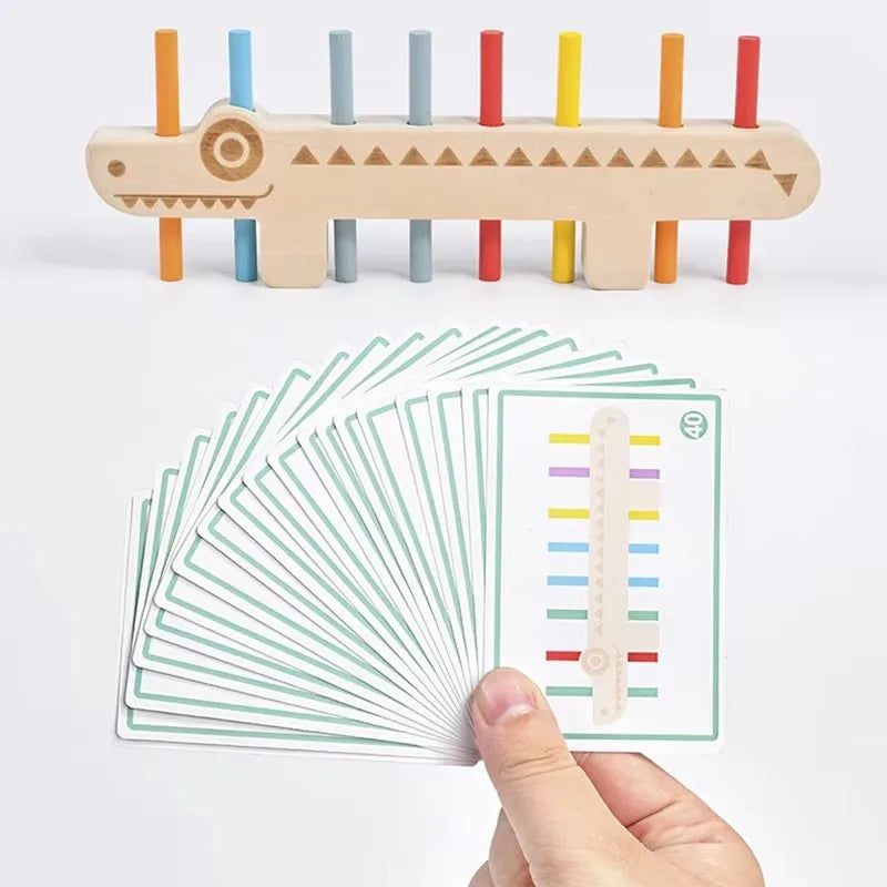 Kids Montessori Sensory Wooden Color Matching Games Puzzle Learning Set Fine Movement Training Math STEAM Educational Toys - Buy online at  Vibe In Cart.