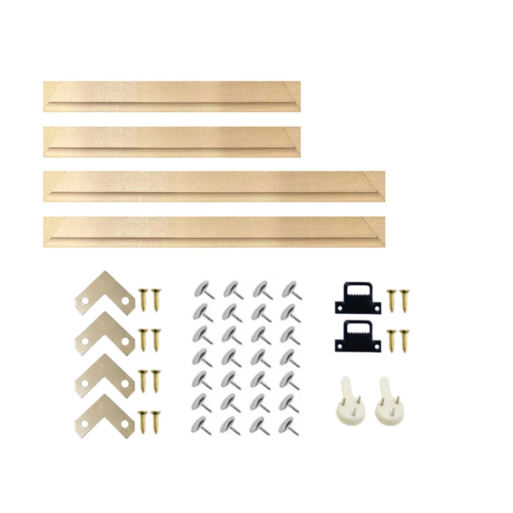 25x35 30x40cm Natural Wooden Picture Frame For Wall Canvas Frame Diamond Painting Frame Picture Poster Wall Frame Home Decor - Buy online at  Vibe In Cart.