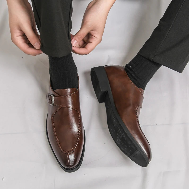 Golden Sapling Men's Formal Shoes Dress Flats Comfortable Derby Loafers Casual Business Men Shoe Fashion Leather Male Footwear - Buy online at  Vibe In Cart.