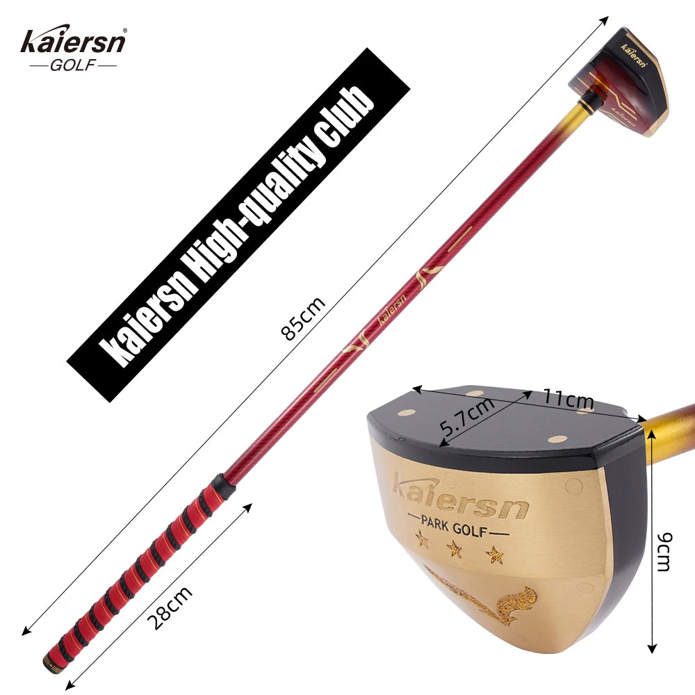 7-Piece Park Golf Set for Unisex with Drivers and Accessories