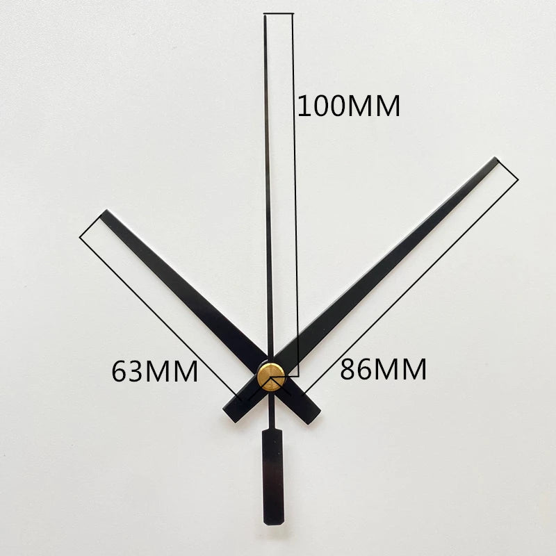 Silent Quartz Battery Operated Clock Movement with Hands