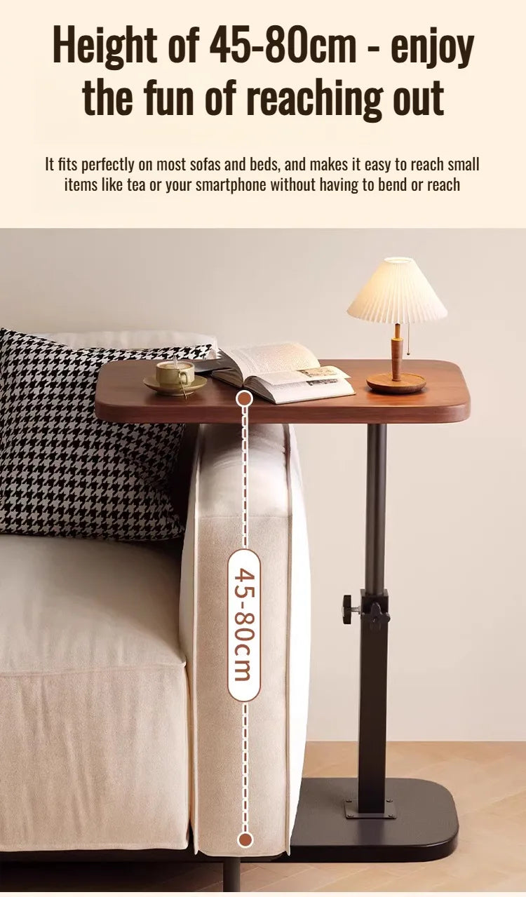 Liftable coffee table living room sofa side table rotating foldable desktop home bedside storage adjustable height shelf - Buy online at  Vibe In Cart.