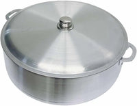 31 Qt Aluminum Caldero Cookware Pot Dutch Oven With Lid Satin Finish - Buy online at  Vibe In Cart.