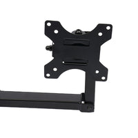 Adjustable Height Monitor Arm for 10-27 Inch Screens with 360 Degree Rotation in Black