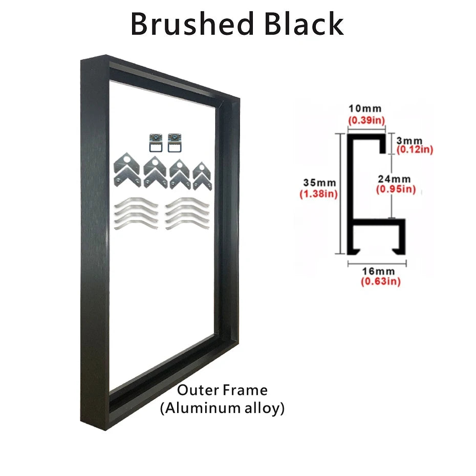 8 Colors 40x50 30x40cm Canvas Picture Metal Aluminum Outer Frames for Oil Painting Artwork Wall Art Photo Poster Home Decoration - Buy online at  Vibe In Cart.